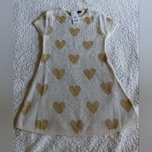 Derek heart gold heart dress